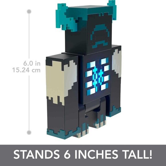 Mattel Minecraft Warden Action Figure with Lights, Sounds & Attack Mode - Picture 4 of 10